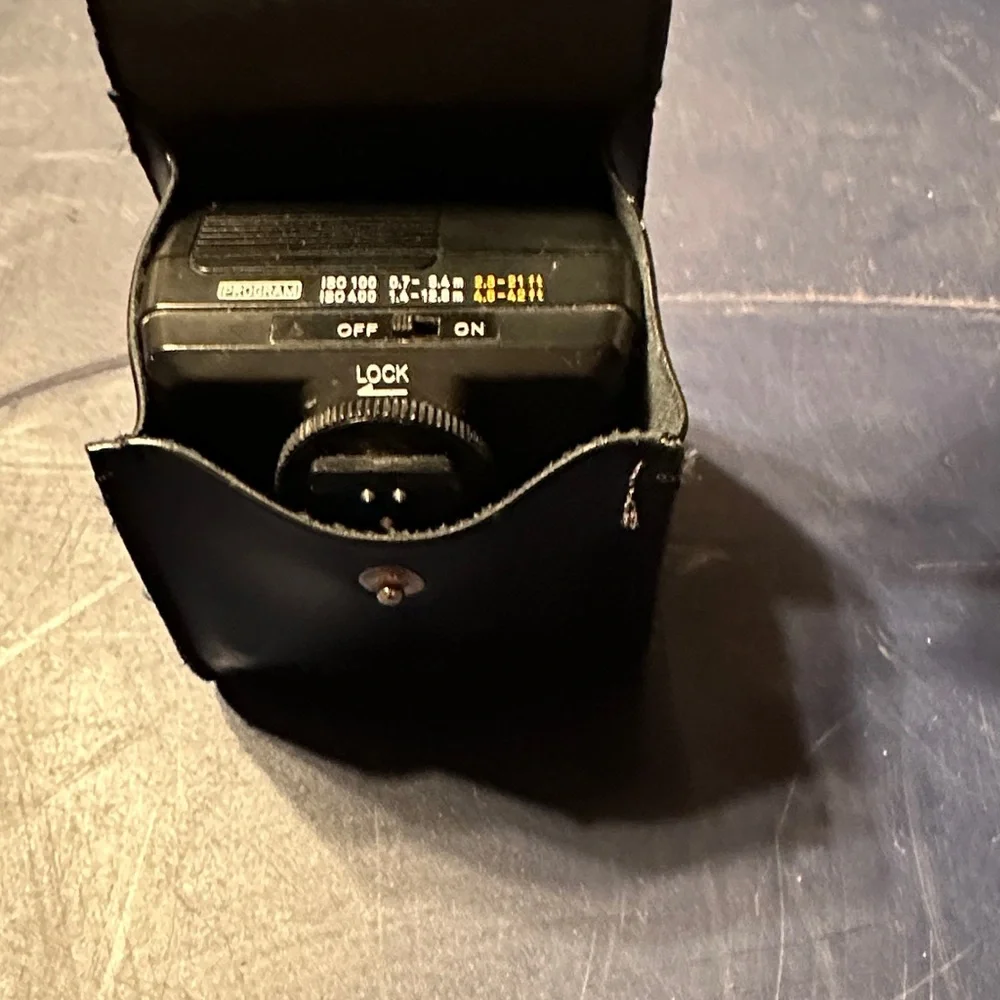 Minolta Maxxum 1800-AF Shoes Mount Flash with Case